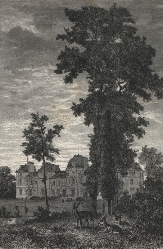 Chateau De MM Pereire A Armainvilliers (gravura) de European School