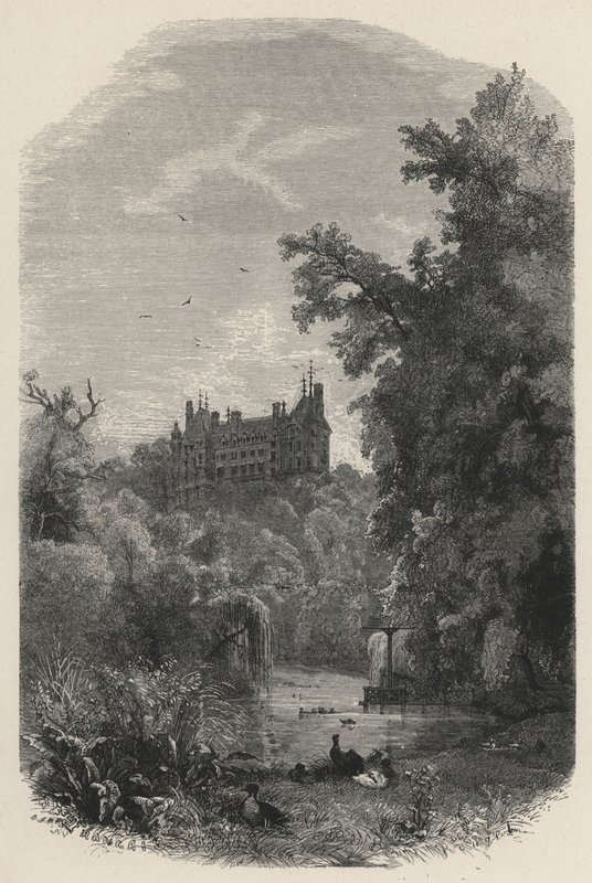 Chateau De Mouchy (gravura) de European School