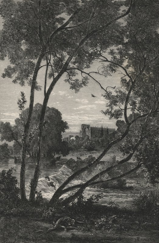 Chatsworth, Au Duc De Devonshire, Angleterre (gravura) de European School