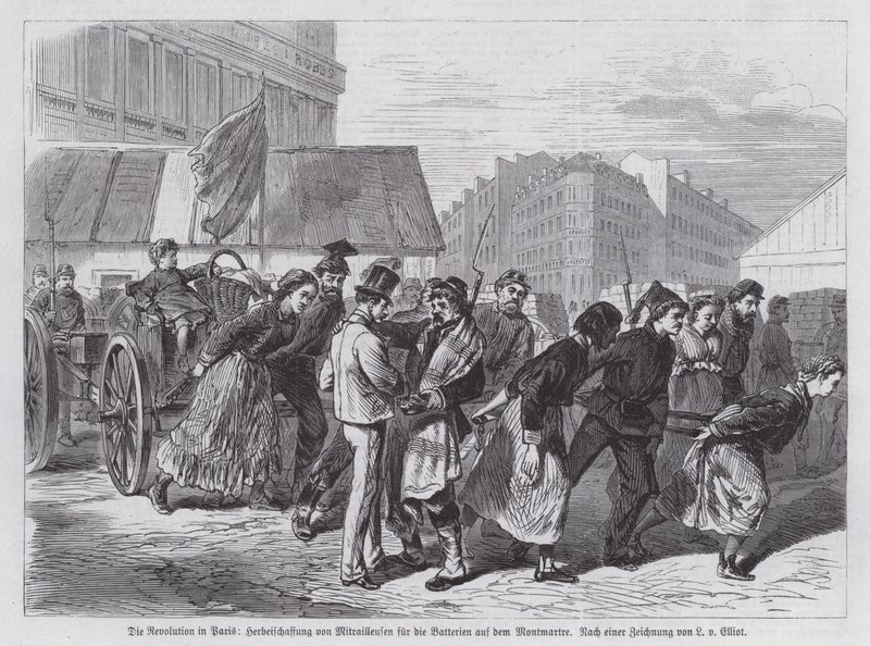 Municípios que adquirem armas para as baterias de Montmartre, Comuna de Paris de European School