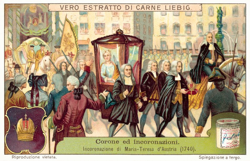 Coroação da Imperatriz Maria Teresa da Áustria de European School