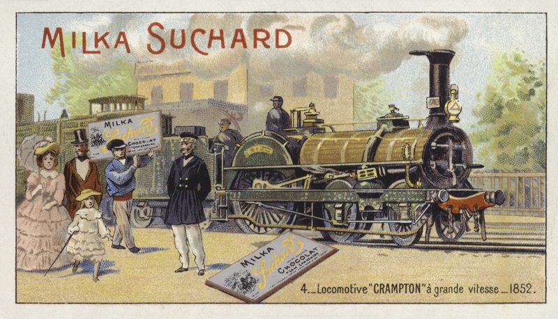 Locomotiva de alta velocidade de Crampton, 1852 de European School