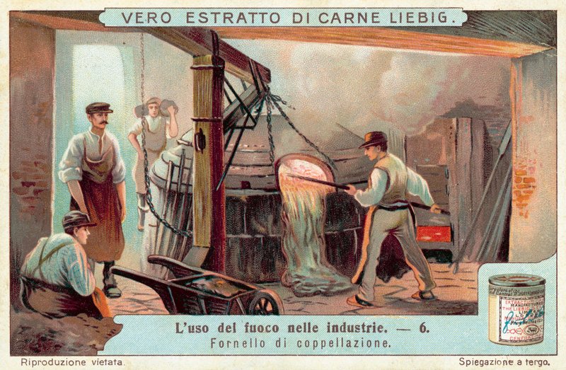 Forno de cupelação (chromolitho) de European School