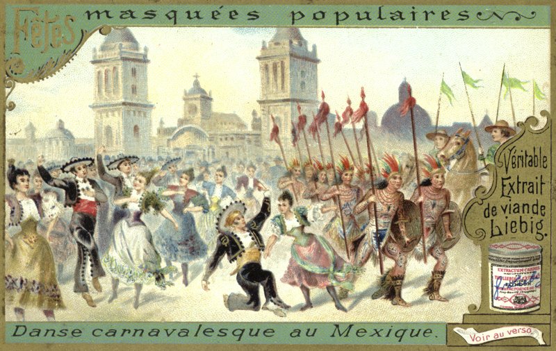 Dançando em um carnaval no México de European School