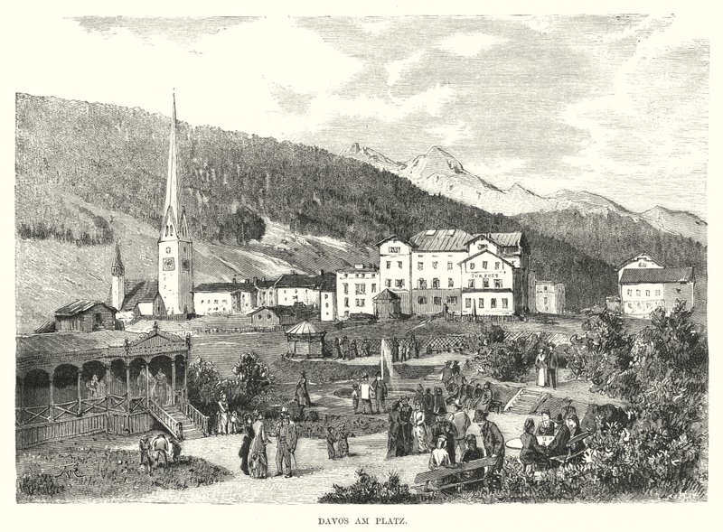 Davos na praça (gravura) de European School