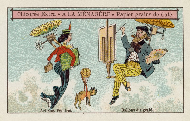 Balões Dirigíveis: pintores de European School