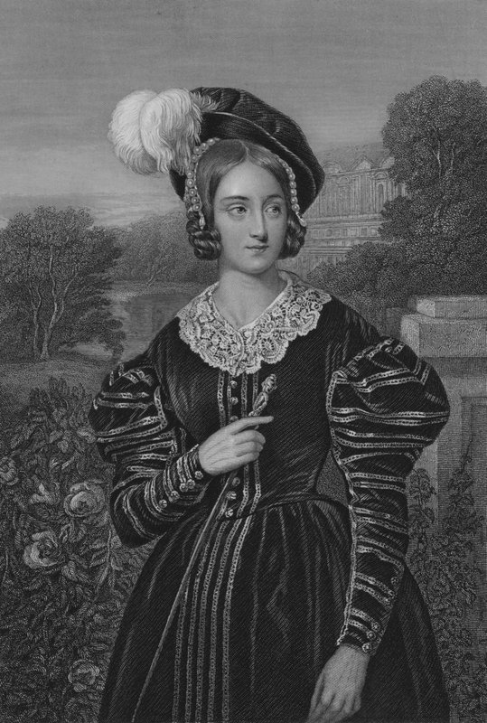 Dorus-Gras, Marguerite De Valois (gravura) de European School