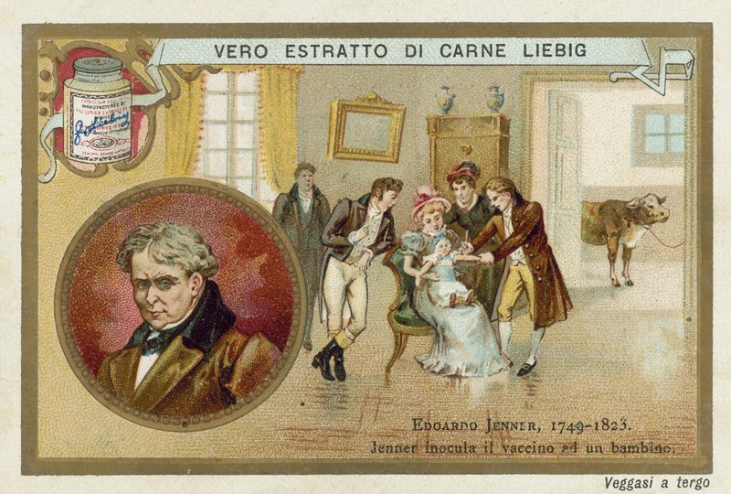 Edward Jenner, médico inglês e cientista que descobriu uma vacina contra a varíola de European School