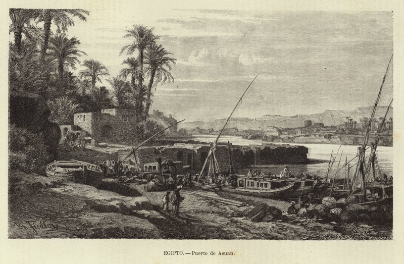 Egito - Porto de Assuão de European School