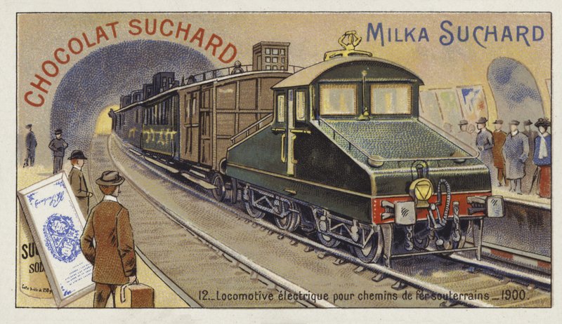 Locomotiva elétrica para ferrovias subterrâneas, 1900 de European School