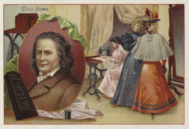 Elias Howe, inventor americano e pioneiro da máquina de costura de European School