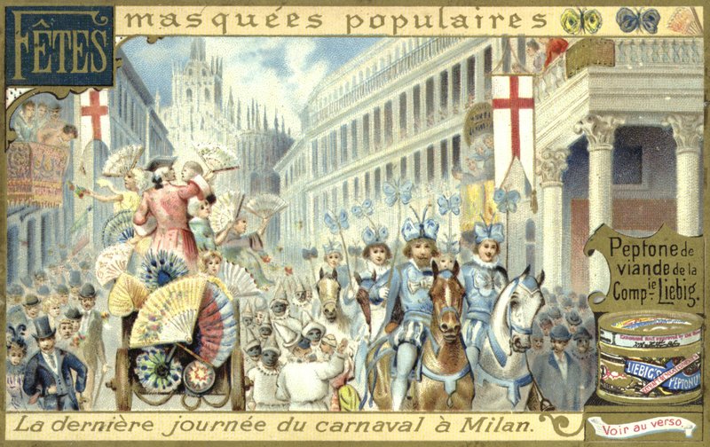 Último dia de carnaval em Milão de European School