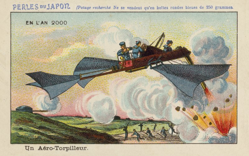 Barco de torpedo voador no ano 2000 de European School