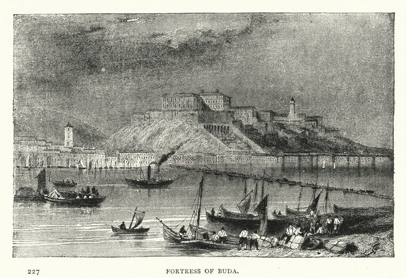 Fortaleza de Buda (gravura) de European School