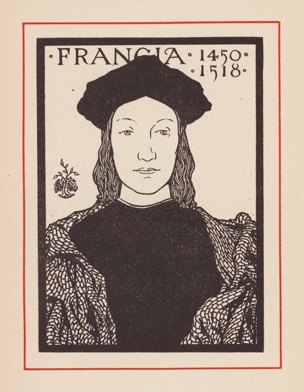 Francesco Francia, artista italiano (litografia) de European School