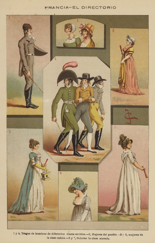 França, The Directory (cor litho) de European School
