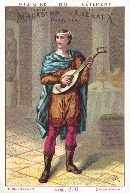 Frank, c 800 d.C. (cor litho) de European School