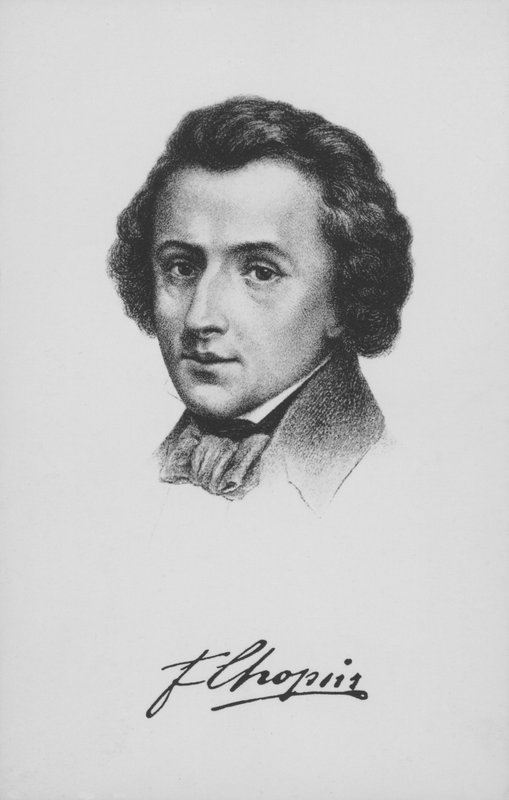 Frederic Chopin (litho) de European School