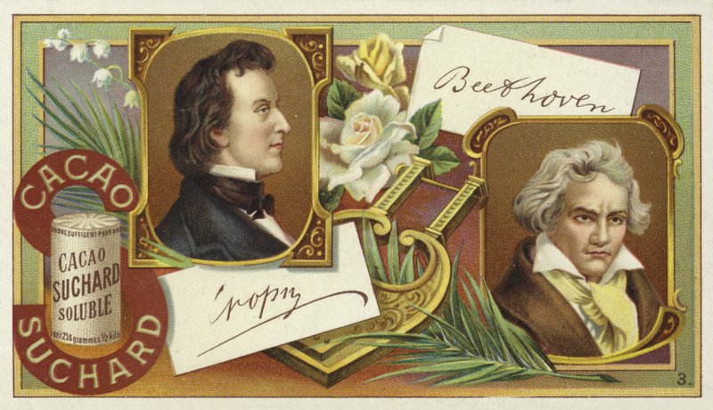 Frederic Chopin e Ludwig van Beethoven de European School