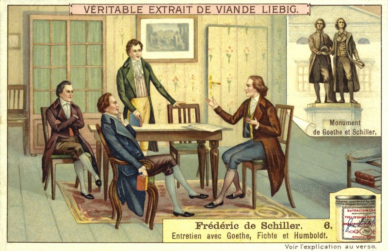 Friedrich Schiller, filósofo alemão, poeta e dramaturgo de European School