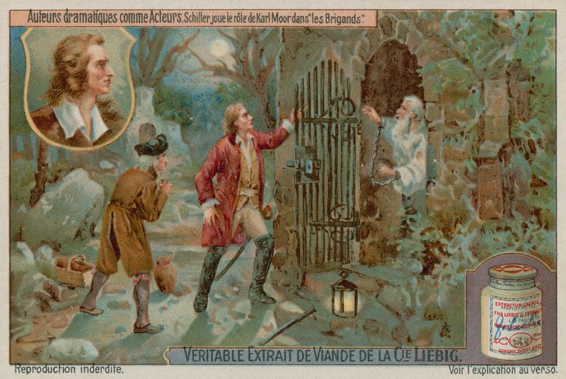 Friedrich Schiller em The Rauber de European School