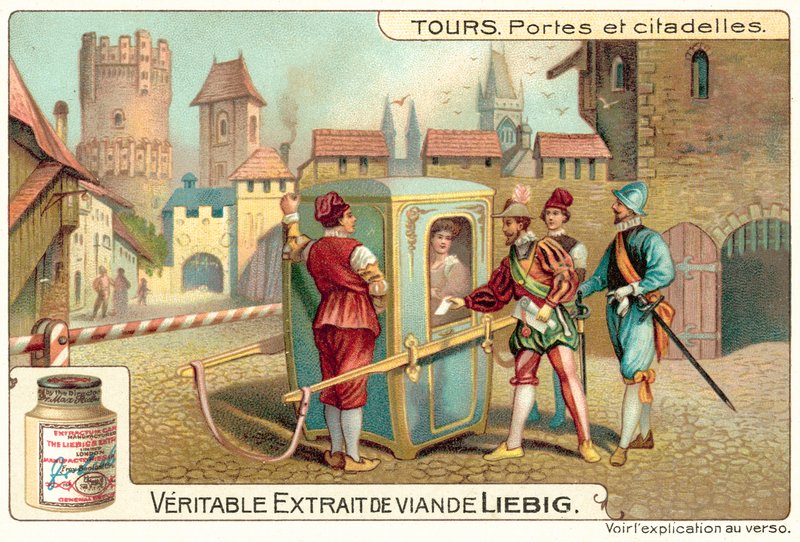 Portões e cidadelas (chromolitho) de European School