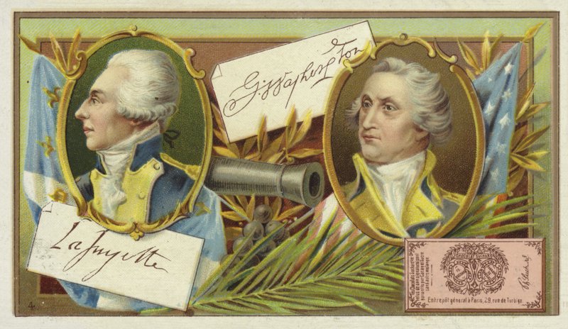 Gilbert du Motier, Marquês de Lafayette e Geoge Washington de European School