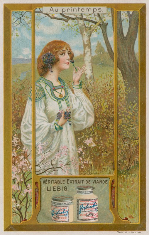 Menina com violetas de European School