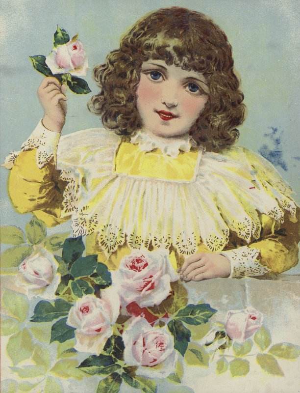 Menina com rosas de European School