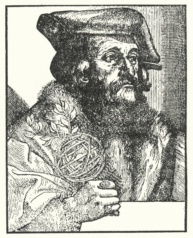 Girolamo Fracastoro, que escreveu o poema Sífilis sive Morbus Gallicus (gravura) de European School