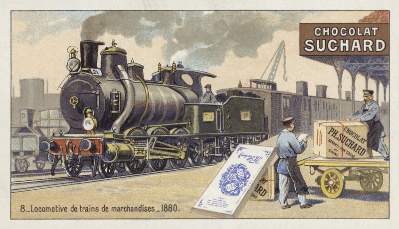 Locomotiva de mercadorias, 1880 de European School