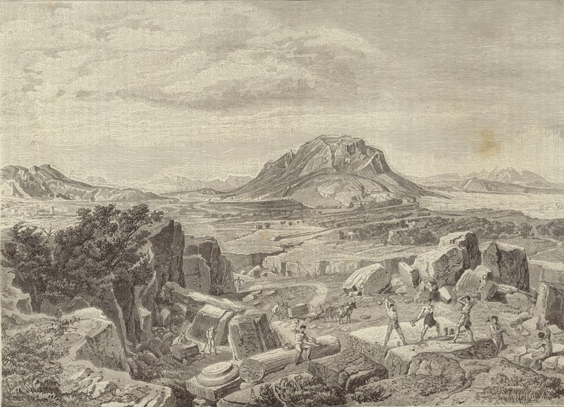 Grécia e Roma - Grécia: Corinto, visto de uma pedreira de European School