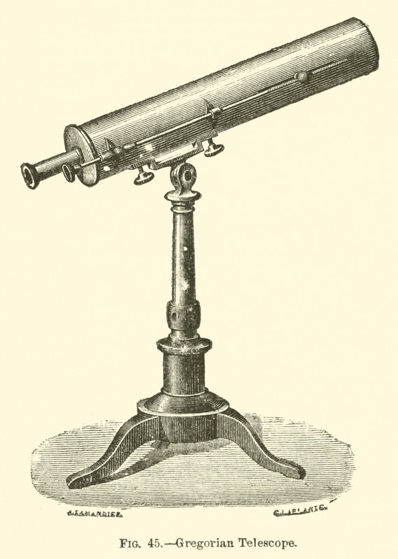 Telescópio Gregoriano (gravura) de European School