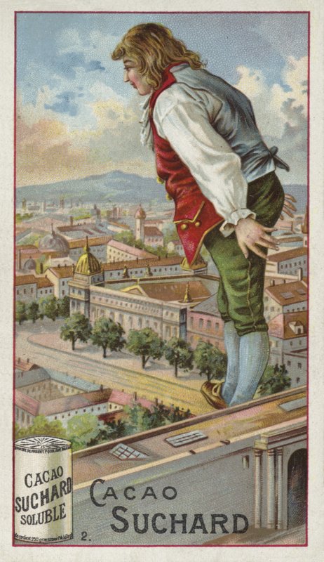 Gulliver explorando a cidade de Lilliput de European School