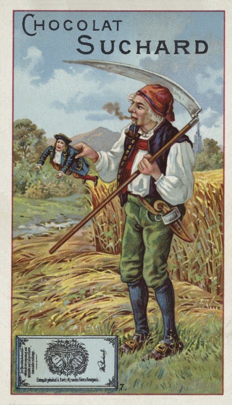 Gulliver é descoberto pelo agricultor brobdingnagiano de European School