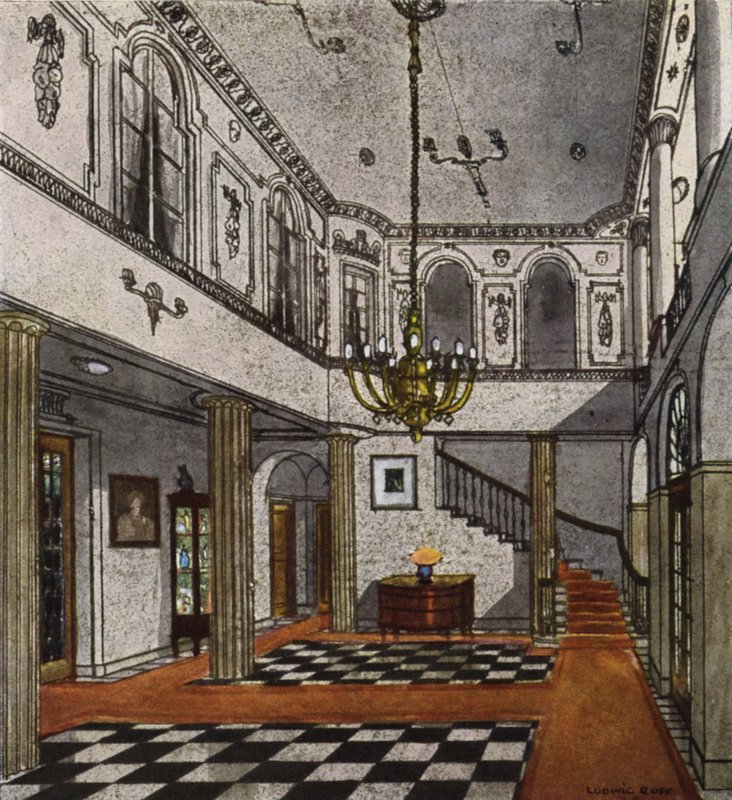 Hall (lito a cores) de European School