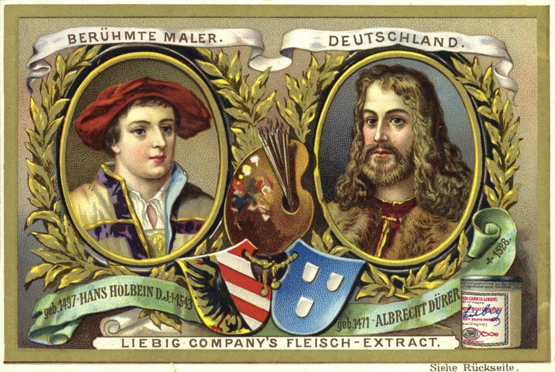Hans Holbein e Albrecht Durer, artistas alemães de European School
