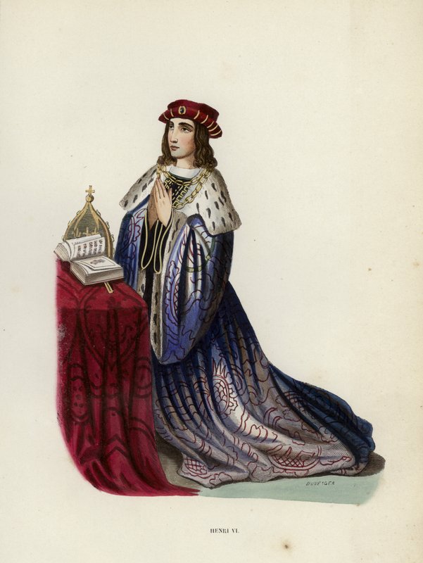 Henri VI (gravura a cores) de European School