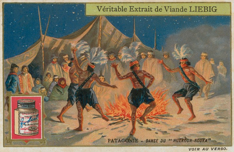 Huekoun-Rouka dança na Patagônia de European School