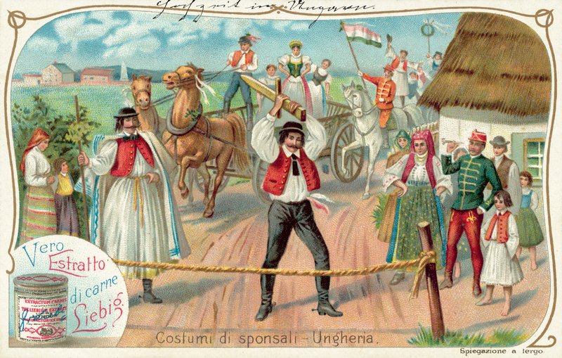 Casamento húngaro (chromolitho) de European School
