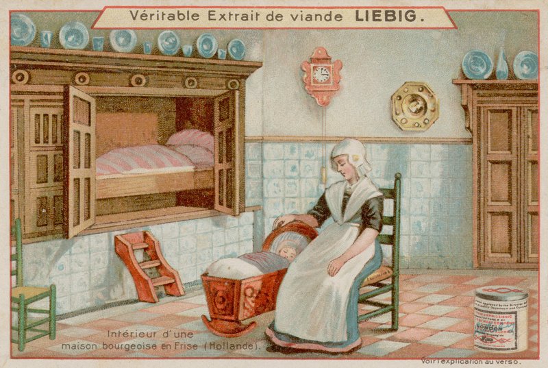 Dentro de uma casa de classe média na Holanda de European School