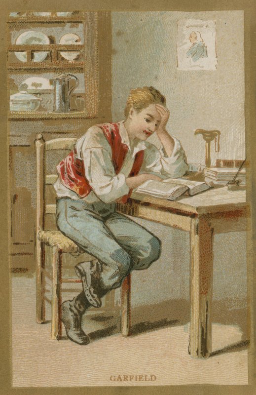 James Garfield, 20º presidente dos Estados Unidos, quando menino de European School