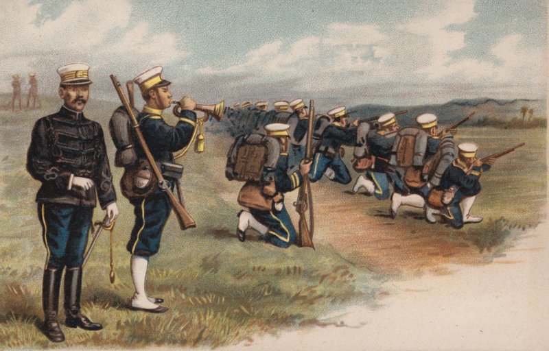 Infantaria japonesa, Guerra Russo-Japonesa de European School