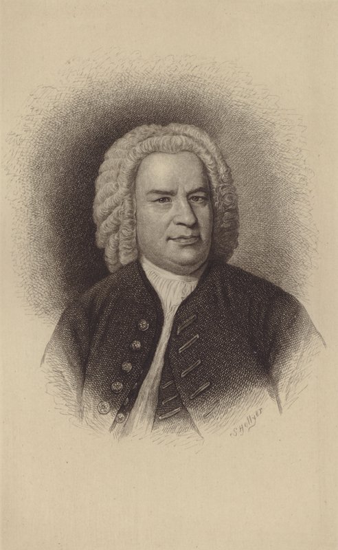 Johann Sebastian Bach (gravura) de European School