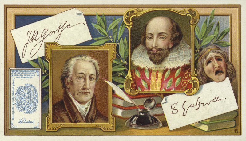 Johann Wolfgang von Goethe e Willliam Shakespeare de European School