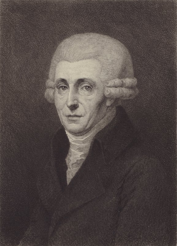 Josef Haydn (gravura) de European School