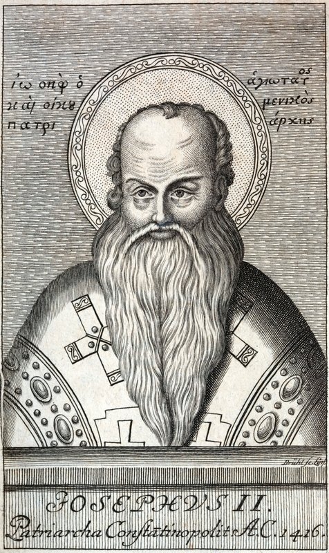 José II, Patriarca de Constantinopla (gravura) de European School