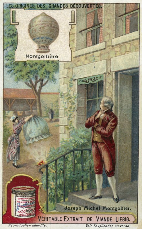 Joseph Montgolfier e o balão de ar quente de European School