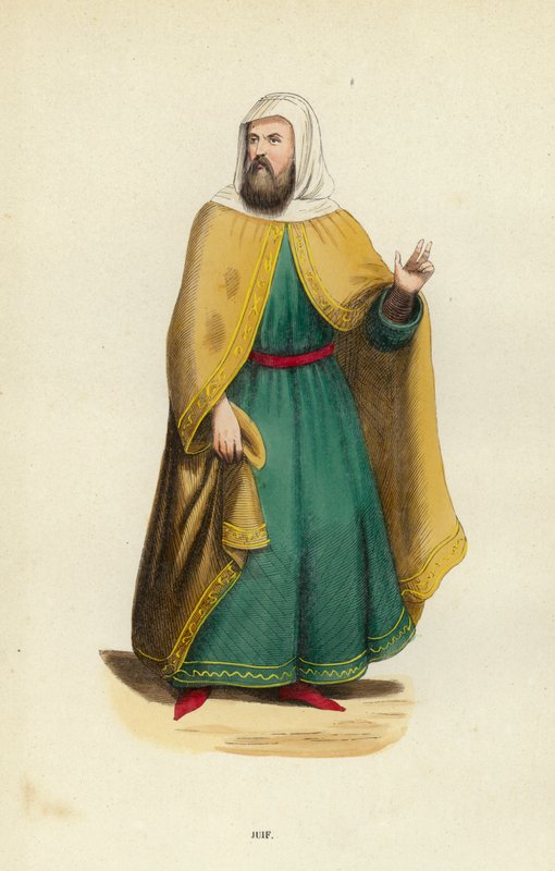 Juif (gravação a cores) de European School