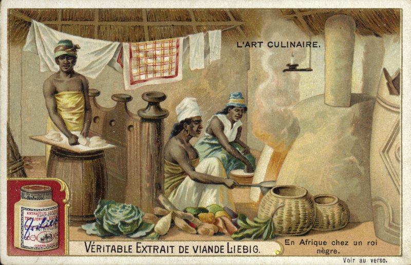 Cozinha de um rei africano de European School